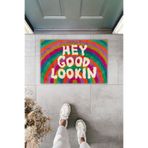 Dormot Dekoratif Dijital Paspas Kişiye Özel Tasarım Hey Good Lookin Varyasyon Kapı Önü Paspas 70x45cm
