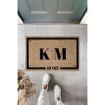 Dormot Home Kişiye Özel Tasarım Paspas - Modern Dijital Baskı - Dekoratif Kapı Önü Paspası - 45 x 70 cm - Açık Kahve
