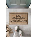 Dormot Home Modern Dijital Baskı - Kişiye Özel Tasarım Paspas 70X45cm - Çeyiz Kapı Önü Paspası