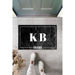 Dormot Home Modern Dijital Baskı - Kişiye Özel Tasarım Paspas - Çeyiz Kapı Önü Paspası