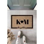 Dormot Home Modern Dijital Baskı Paspas - Kişiye Özel Tasarım Kapi Paspas 70x45cm - Dış Kapi Onu Paspasi