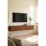 Dorpek Cercei 180 cm Modern Tasarımlı Tv Ünitesi Suntalam Malzeme Kahverengi Düz Desenli