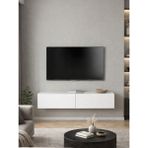 Dorpek Jorah Modern Tasarımlı Beyaz TV Sehpası Suntalam Malzemeden 135 cm Genişlikte