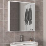 Dorpek Priya Çok Amaçlı Banyo Dolabı, Aynalı, Beyaz