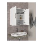 Dorpek Ravi İki Kapaklı Banyo Dolabı Beyaz