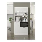 Dorpek Tuco Çok Amaçlı Mutfak Dolab ve Mikrodalga Fırın Dolabı ve Banyo Dolabı 180x90 Cm Beyaz