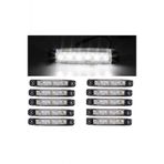 Dorse Parmak Lamba 12 -24 Volt 6 Ledli Beyaz Renk 10 Adet Parmak Led Dorse Kamyon Led Lamba Beyaz