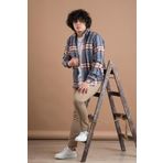 Dorss Slimfit Ekoseli Erkek Oduncu Gömlek - S - Yeşil