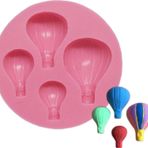Dört Boy Uçan Balon Silikon Kalıp 4 Lü
