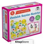 Dört İşlem Kartları - Ondalık Sayılar-Kesirler (9 Yaş)