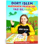Dört İşlem Matematik Pratikleri Yaz-Sil Kitabı