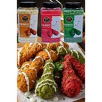 Dört Mevsim Baharat 3’lü Panko Set - (Hibiskus | Yeşil Sebze | Sade) Panko Bread Crumbs – 3x 170gr Ekmek Kırıntısı