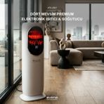 Dört Mevsim Kule Tipi Premium Elektronik Isıtıcı & Soğutucu Modern Ve Şık Tasarım