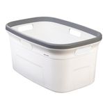 Dört Taraftan Tutulabilen Çamaşır Sepeti - 20 Litre Çamaşır Selesi - Kirli Çamaşır Sepeti - PP+