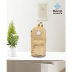 Dörtel Tedarik Elephant 2 Sarı Fermuarlı Kumaş Kalem Kutu Dayanıklı Malzeme ile Okul ve Ofis İçin İdeal