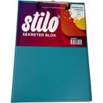 Dörtel Tedarik Stilo Sekreterlik Kapaklı A4 Pastel Renkler SIT-SKR-1222 - Mavi