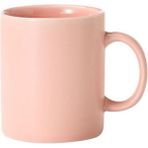 Dörtel Tedarik Toz Pembe Desensiz Porselen Kupa