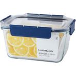 Dörtgen Kilitli Fırın ve Saklama Kabı 1.5 Lt, Dayanıklı ve Şık Mavi Renk - Seçenek 1