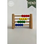 DORU Doğal Sağlıklı Ahşap Oyuncak Montessori Abaküs Analitik Zeka Matematik Çocuk Bebek Odası Dekor Foto