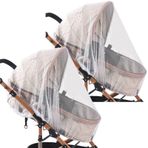 Dorugage Bebek Arabası Filesi | Bebek Arabası Filesi Kapak, 2 adet Tam Kapsama Alanı Hafif Taşınabilir Güneş Koruması Açık Gezinme, Bebek Arabası Beşiği, Araba Seyahat Sırt Çantasıyla Seyahat, Doğa