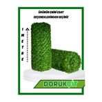 Doruk Dekoratif Çim Çit Rulo 1 Metre x 1 Metre – Yapay Çim Çit Panel Bahçe Balkon Çiti