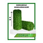 Doruk Dekoratif Çim Çit Rulo 50 Cm x 1 Metre – Yapay Çim Çit Panel Bahçe Balkon Çiti