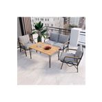 DORUK HOME Balkon, Bahçe, Cafe, Metal Koltuk Takımı, Bahçe Mobilyası, Çay Seti, Oturma Grubu 2+1+1+masa