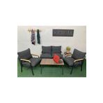 DORUK HOME Balkon, Bahçe, Cafe, Metal Koltuk Takımı, Bahçe Takımı , Çay Seti, 2 1 1