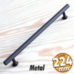 Doruk Kulp Mobilya Mutfak Dolabi Cekmece Dolap Kulplari Kapak Kulpu Kulbu Siyah 224 Mm Metal