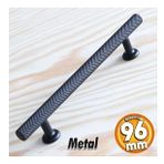 Doruk Kulp Mobilya Mutfak Dolabı Çekmece Dolap Kulpları Kapak Kulpu Kulbu Siyah (96 Mm-9.6 Cm) Metal