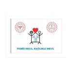 Doruk Temiz Okul Sağlıklı Okul Bayrağı 70 x 105 cm