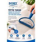 Dory Tiftik Tarak Tüy Toplayıcı Koltuk Kazak Halı Tüy Toplama Aparatı Mavi