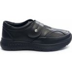 Dosa Shoes 962 Syh Ortopedik Anne Ayakkabısı Yandan Dikişli Cırtlı - 01-Siyah