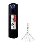 Dosmai Asma Aparatlı Ev Tipi Boks Kum Torbası 150 * 40 cm (SİYAH)