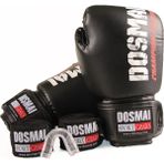 Dosmai Esquize Boks Eldiveni Boks Dişlik Boks Bandaj Seti - Siyah - 4 oz