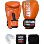 Dosmai Esquize Boks Eldiveni Boks Dişlik Boks Bandaj Seti - Turuncu - 12 oz