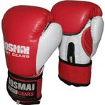 Dosmai hierapolis Profesyonel Boks Kick Boks muay thai Eldiveni EL351 (KIRMIZI, 8 Oz)