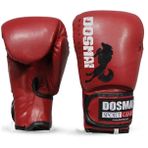 Dosmai Profesyonel Hava Alır Boks Eldiveni Muay Thai Eldiveni Kick Boks Eldiveni Eldiveni EL344 (KIRMIZI, 12 Oz)
