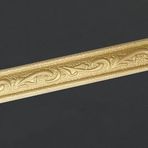 Dostear Duvar Kağıdı Bordür Soyma ve Yapıştır Duvar Bordürü Çıkartması Ev Tavan Dekoratif Bordür Banyo Oturma Odası Mutfak için Altın 4 X 230 cm (2 adet)