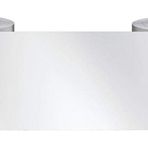 Dostear Duvar Kağıdı Bordürü Soyma ve Yapıştırma Duvar Bordürü Çıkartması Ev Tavan Dekoratif Bordür Banyo Oturma Odası Mutfak için Gümüş Ayna 15 × 500 cm