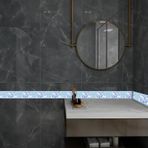 Dostear Duvar Kağıdı Kenarlığı Çıkartma Yaprak Y247 12 cm X 1000 cm Yapışkan Duvar Bordürü Su Geçirmez PVC Çıkarılabilir Süpürgelik Mutfak Banyo için Dekorasyon