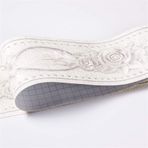 Dostear Duvar Kenarları Soyma ve Yapıştır Duvar Kağıdı Bordür Pencere Trim Kalıp Ayna Çerçeve Kiti Duvar Paneli Bülten Panosu Kenarları Sir Beyaz 10,6 X 500 cm