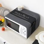 Dostear Ekmek kızartma makinesi Kahve Sehpası Fırın Yan Keten Kumaş Kapak Kurutma Makinesi Üst Koruyucu Mat Oturma Odası için Kare Masa Örtüsü Barras grises 35 X 95 cm