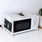 Dostear Mikrodalga Toz Karıştırıcı Buzdolabı Kurutucu Tost Makinesi Fırın Kahve Ucu Masa Örtüsü Üst Keten Masa Örtüsü Cabeza de venado Negro 35 X 95 cm