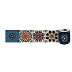 Dostear Peel and Stick Duvar Bordürleri Duvar Kağıdı Bordür Pencere Trim Kalıplama Ayna Çerçeve Kiti Duvar Paneli Bülten Tahtası Bordürleri Mavi Oval 10 cm X 240 cm