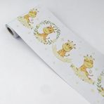 Dostear Peel and Stick Duvar Kağıdı Bordür Kendinden Yapışkanlı Duvar Bordürü Çıkartması Ev Tavan Dekoratif Bordür Banyo Oturma Odası Mutfak Zürafa için 12 cm X 1000 cm