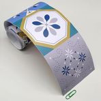 Dostear Peel and Stick Duvar Kağıdı Bordür Kendinden Yapışkanlı Duvar Bordürü Sticker Ev Tavan Dekoratif Bordür Banyo Oturma Odası Mutfak için YX009 10 cm X 240 cm