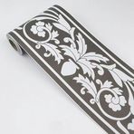 Dostear Peel and Stick Duvar Kağıdı Bordür Kendinden Yapışkanlı Duvar Bordürü Sticker Ev Tavan Dekoratif Bordür Banyo Oturma Odası Mutfak için YX301 12 cm X 500 cm