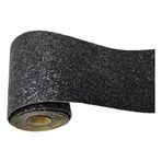 Dostear Peel and Stick Tıknaz Parıltılı Duvar Kağıdı Bordür Kendinden Yapışkanlı Duvar Bordürü Çıkartması Ev Tavan Dekoratif Bordür Banyo Oturma Odası Mutfak için Siyah Flaş 5 X 200 cm