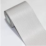 Dostear Soy ve Yapıştır Duvar Kenarlıkları Duvar Kağıdı Bordür Pencere Trim Kalıp Ayna Çerçeve Kiti Duvar Paneli Bülten Tahtası Kenarları Açık Gri Çizgi 13 cm X 500 cm